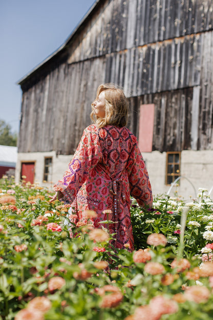 The Saffron Bloom Jacket Long - D