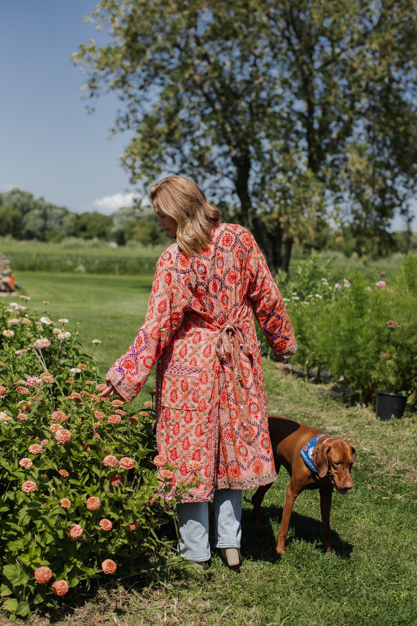 The Saffron Bloom Jacket Long - D