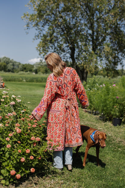 The Saffron Bloom Jacket Long - D