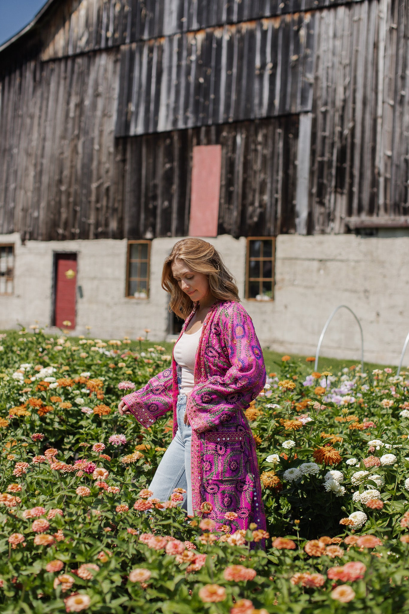 The Saffron Bloom Jacket Long - E
