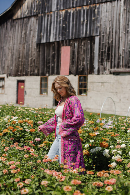 The Saffron Bloom Jacket Long - E