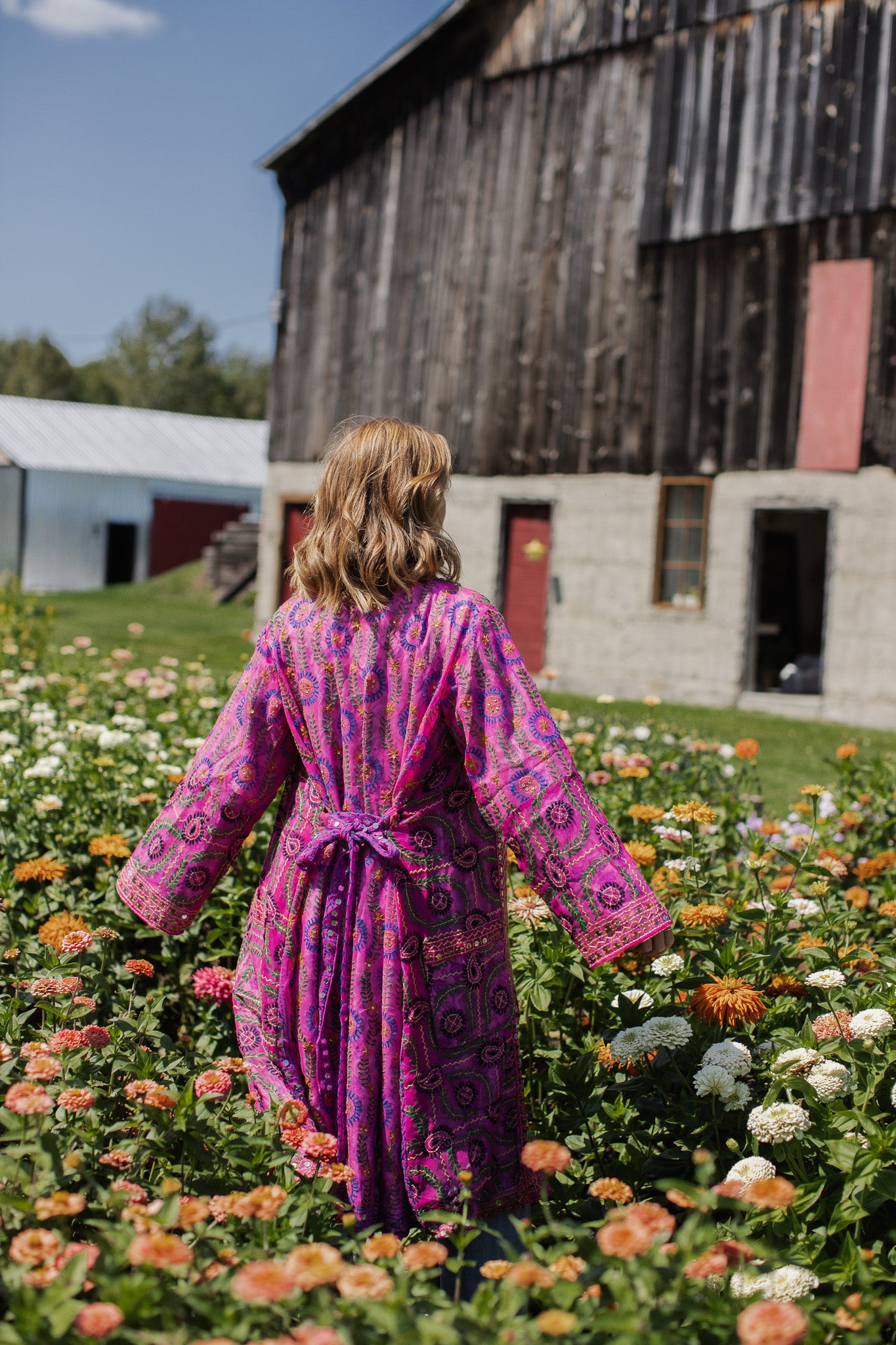The Saffron Bloom Jacket Long - E