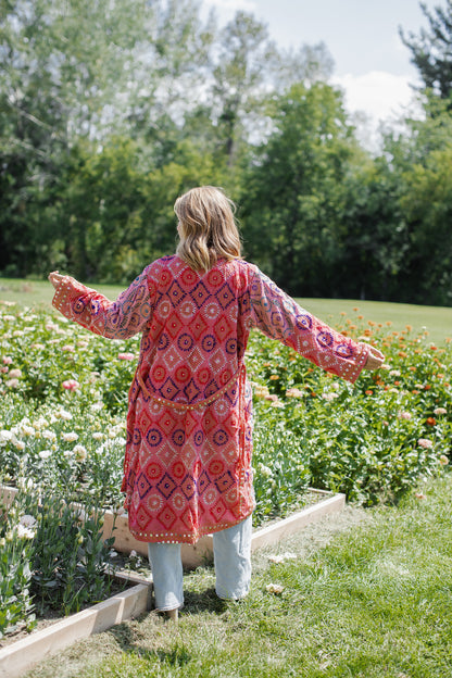 The Saffron Bloom Jacket Long - G