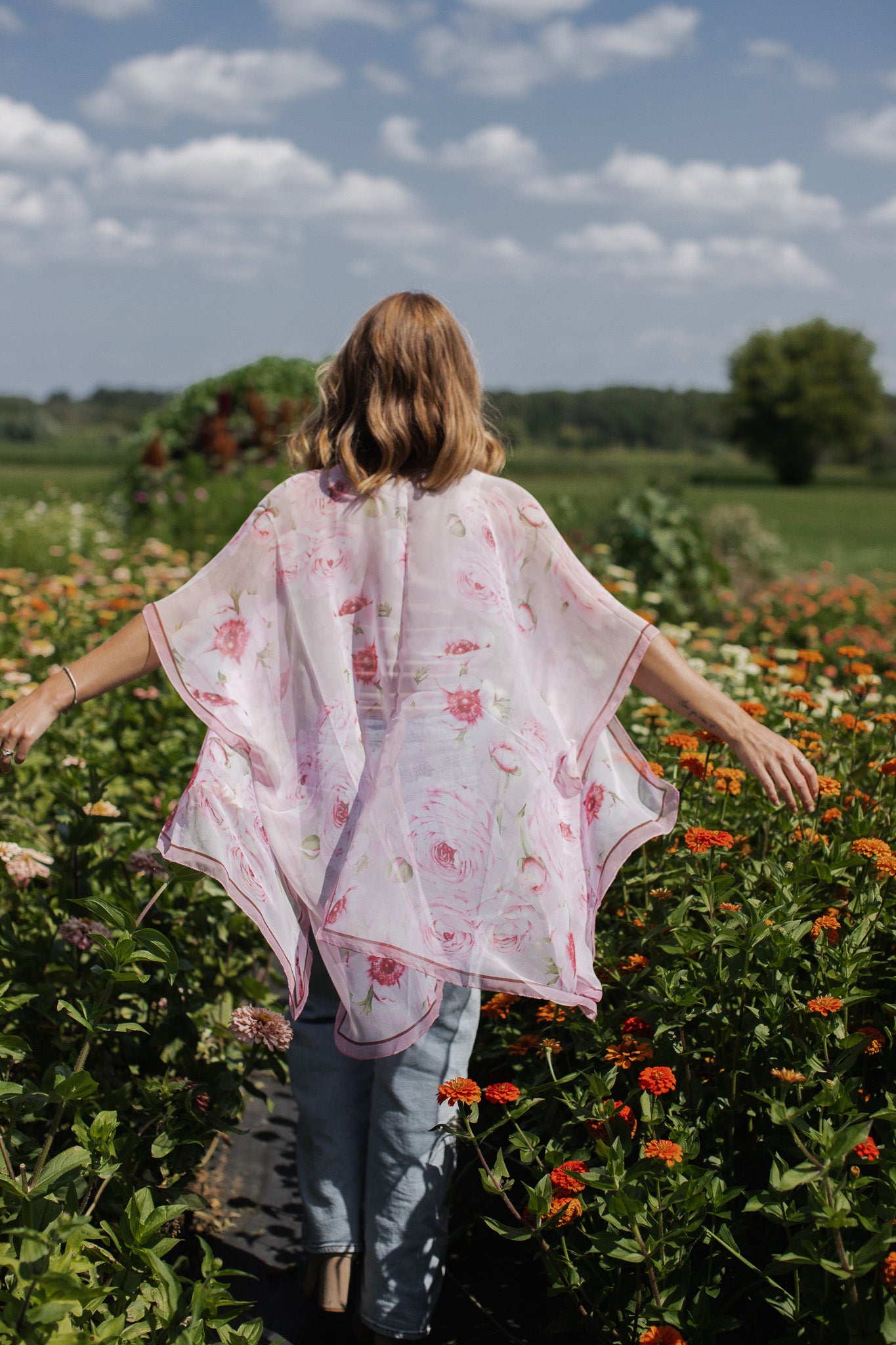 Delilah Kimono - Blush