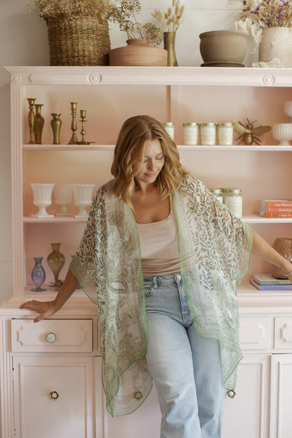 Valencia Kimono - Moss