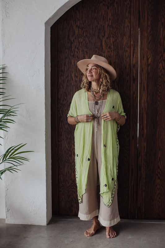 The Loved Textile Sari Duster - 16