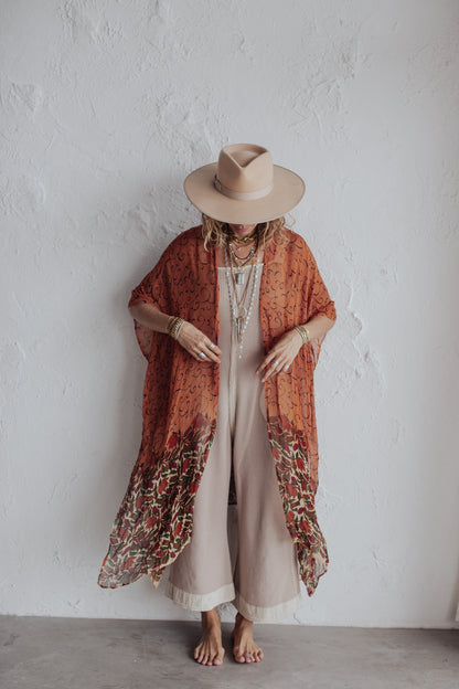 The Loved Textile Sari Duster - 19