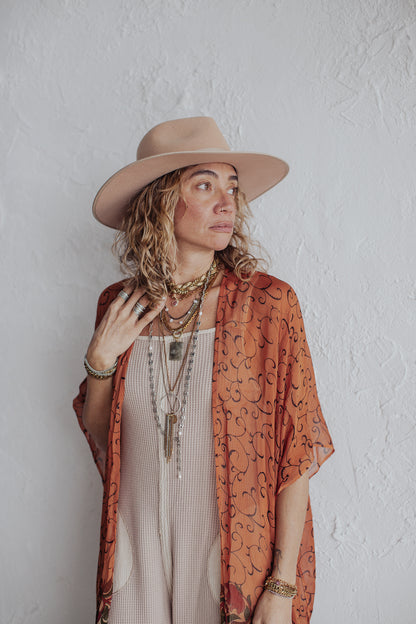 The Loved Textile Sari Duster - 19