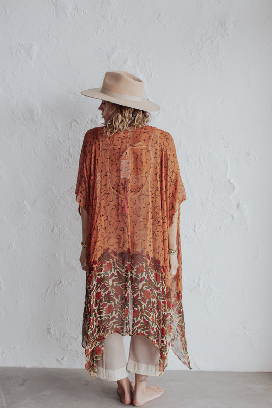 The Loved Textile Sari Duster - 19