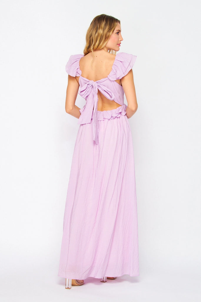 Elleflower - Lilac Ruffle Dress