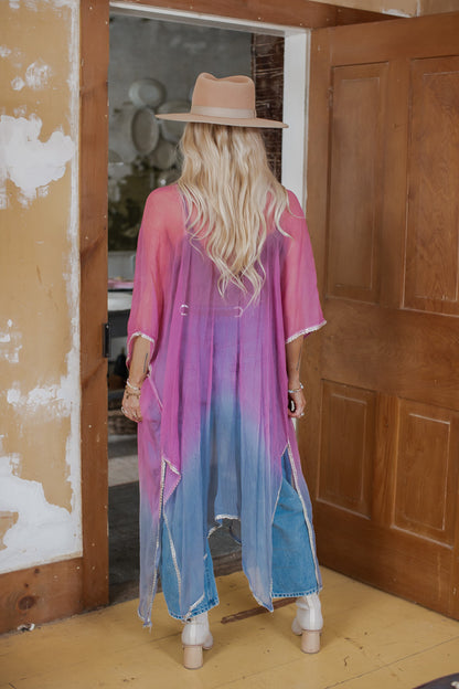 The Loved Textile Sari Duster - A