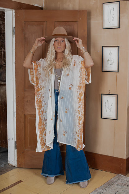 The Loved Textile Sari Duster - N