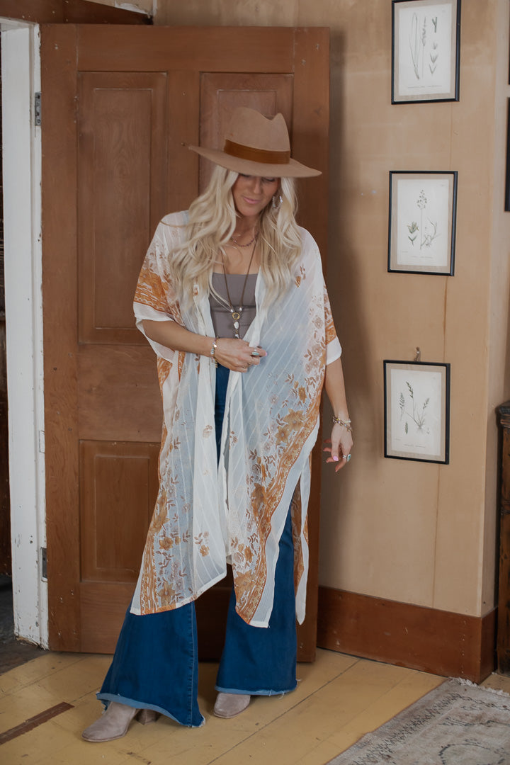 The Loved Textile Sari Duster - N