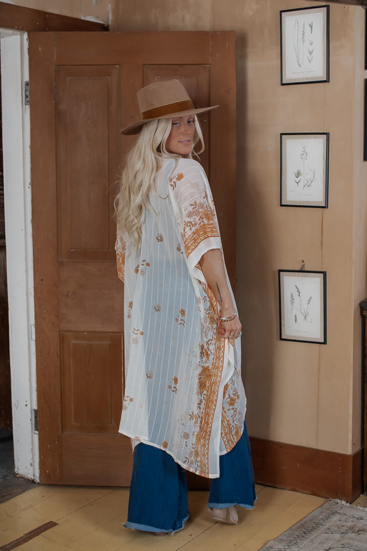 The Loved Textile Sari Duster - N
