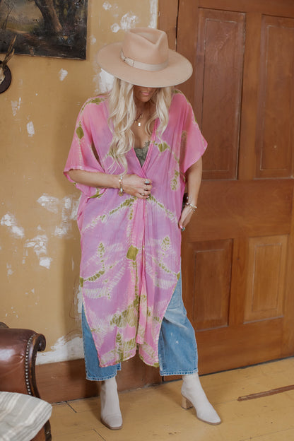 The Loved Textile Sari Duster - B