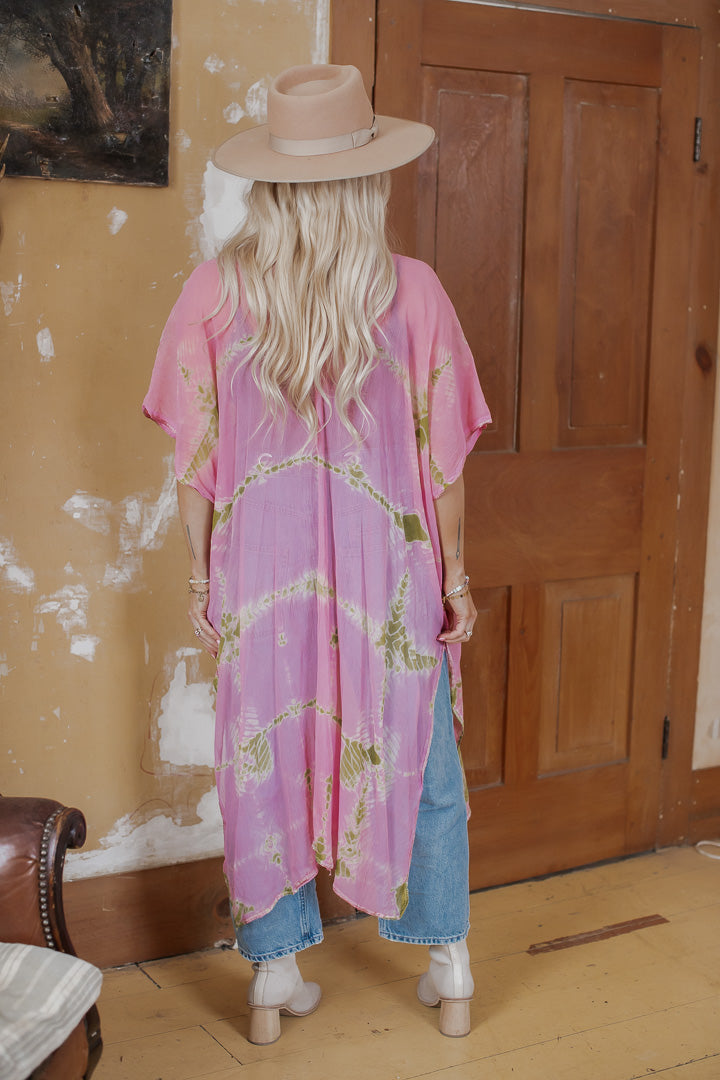 The Loved Textile Sari Duster - B