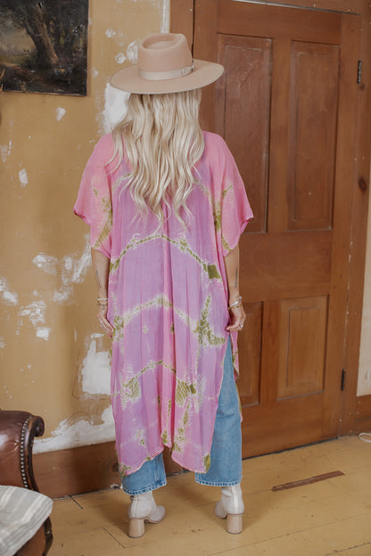 The Loved Textile Sari Duster - B