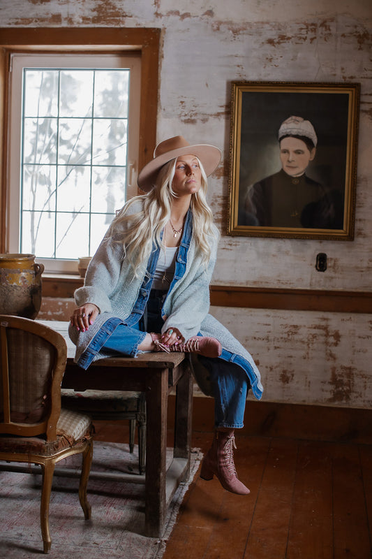 Ocean Mist  Knit - A