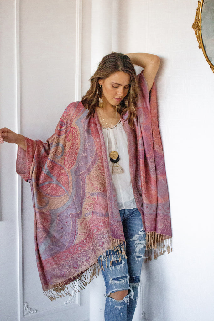 Willow Kimono -  P E A C H Y