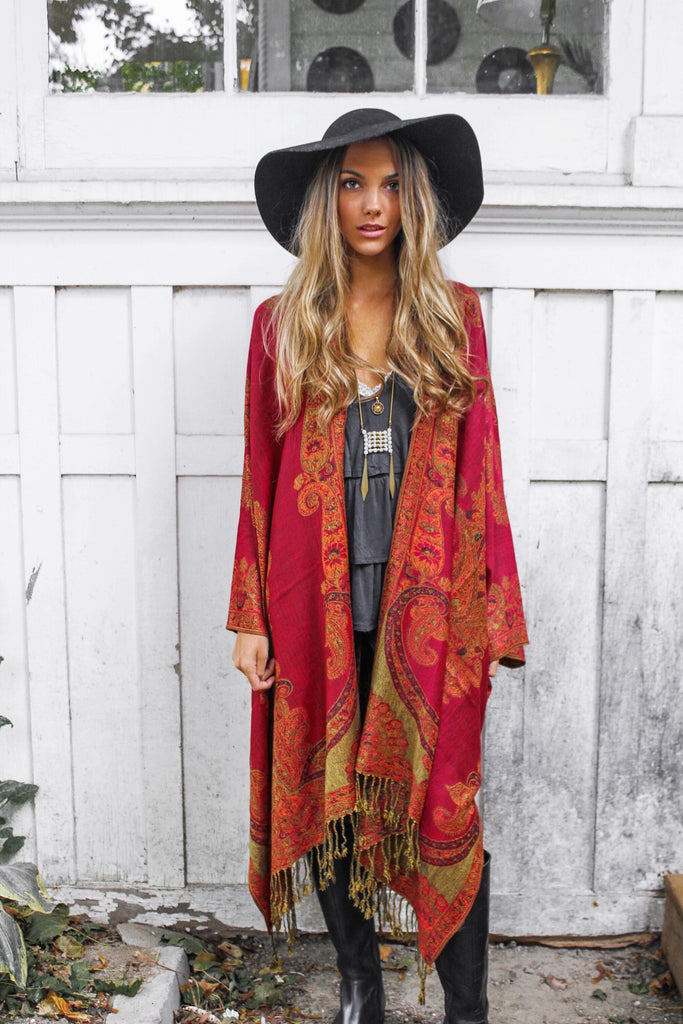 Swan Song Kimono- BOHO