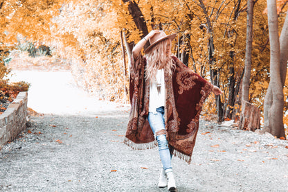 Swan Song Kimono- RUSTY