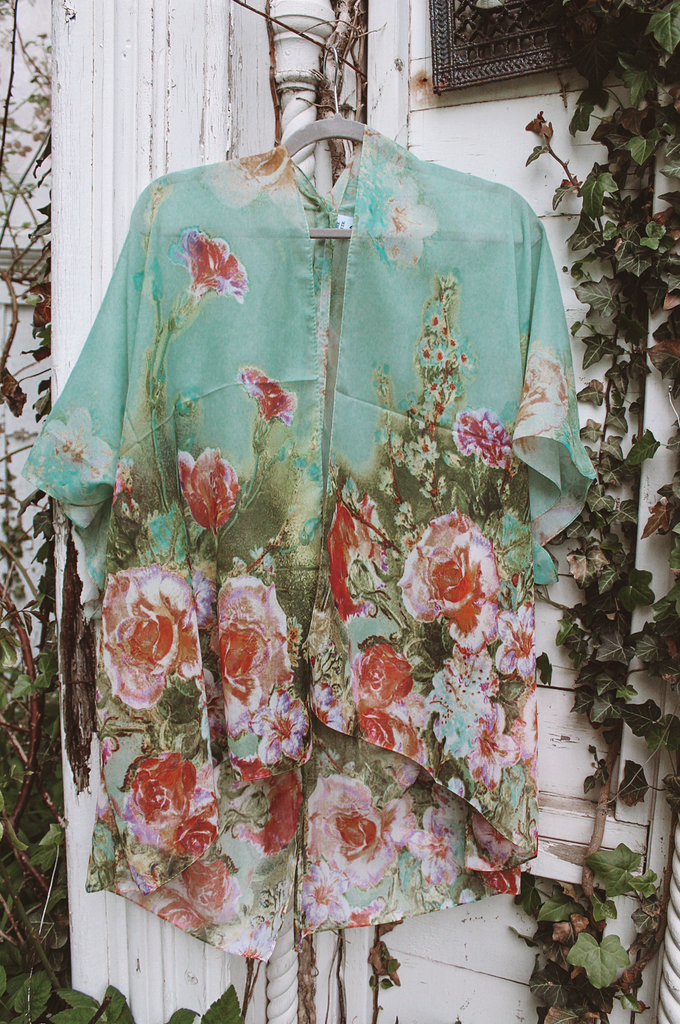 Watercolour Kimono- JADE