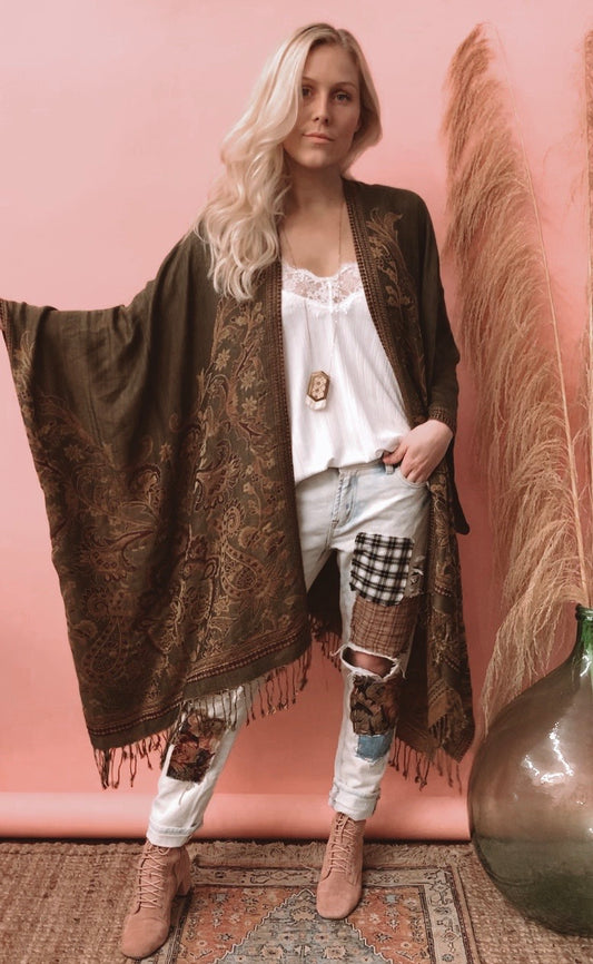 Sunday Morning Kimono - MOSSY