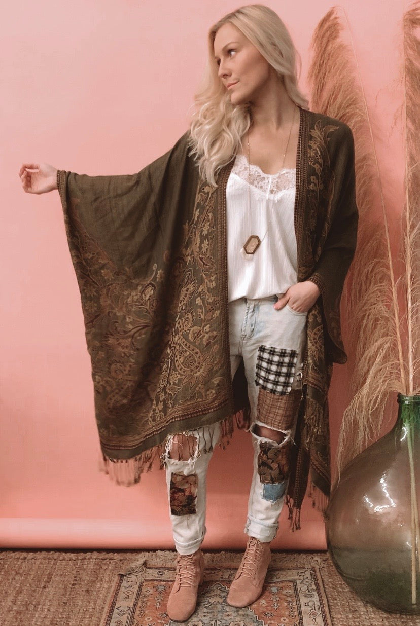 Sunday Morning Kimono - MOSSY