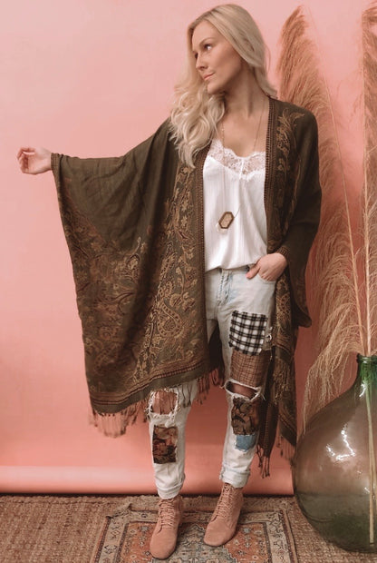 Sunday Morning Kimono - MOSSY
