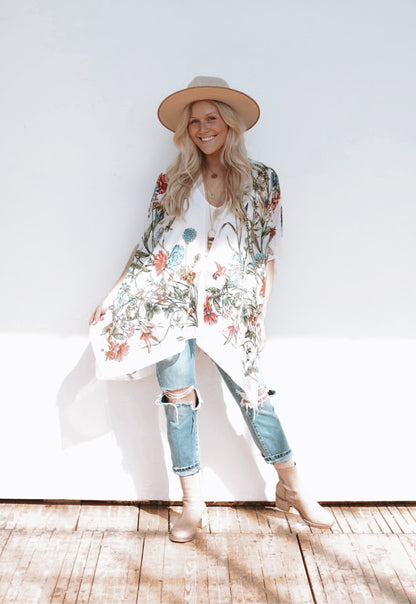 Wild Bloom Kimono - MULTI