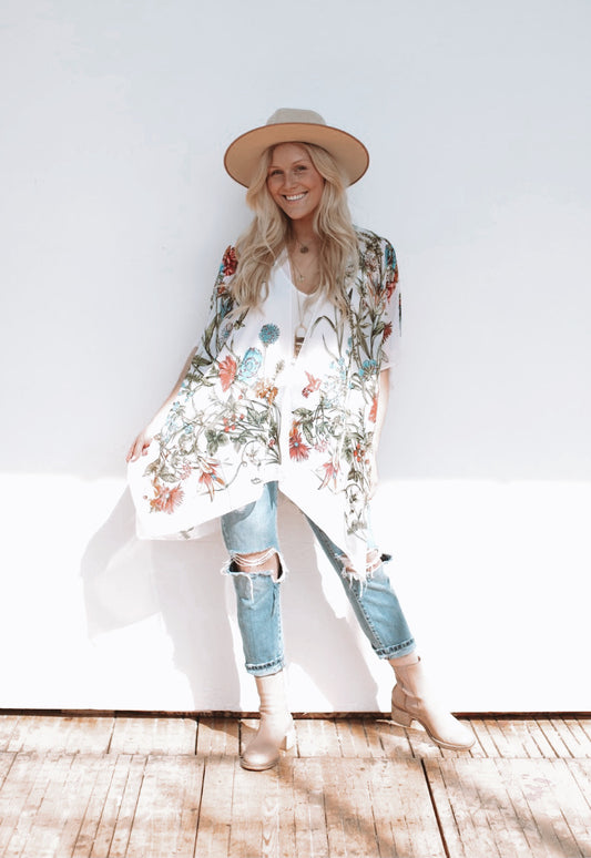 Wild Bloom Kimono - MULTI