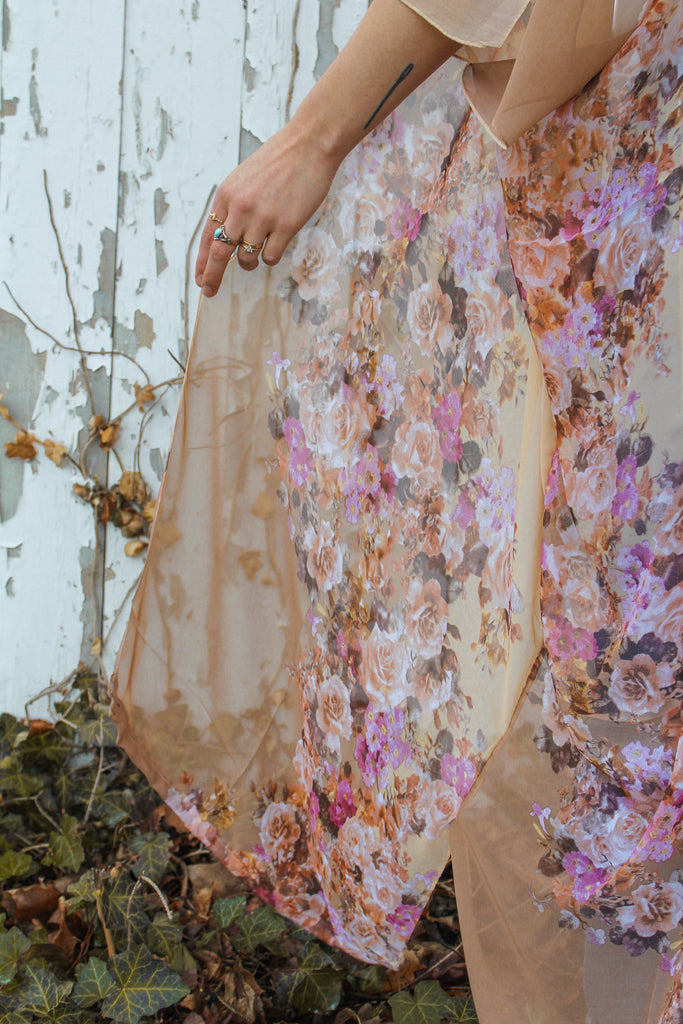 Duster: Smell the Roses Kimono - H O N E Y