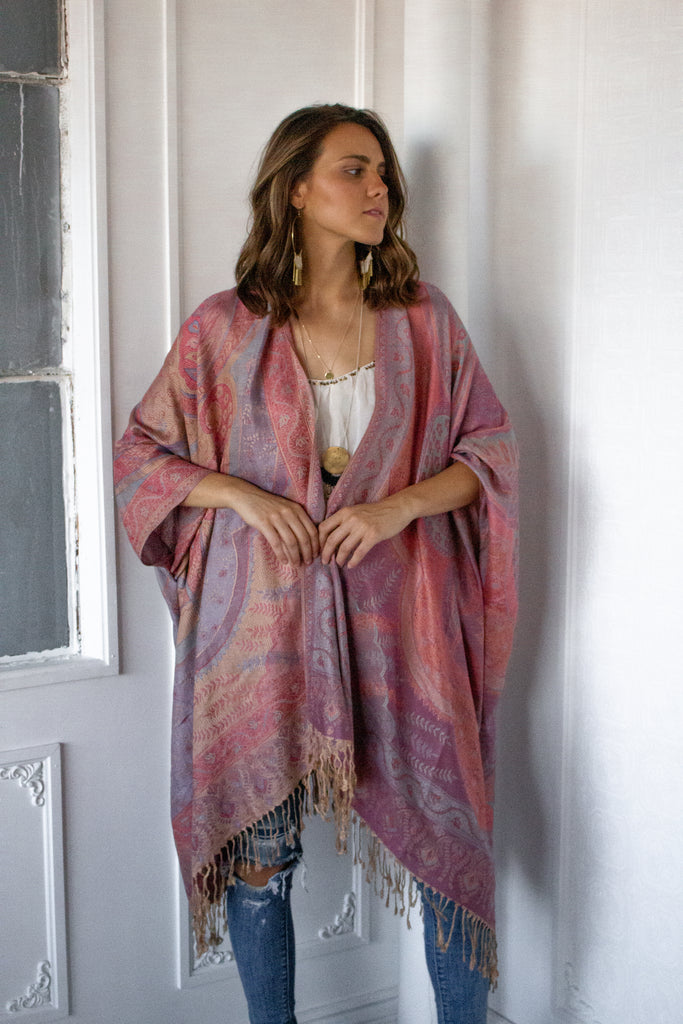 Willow Kimono -  P E A C H Y