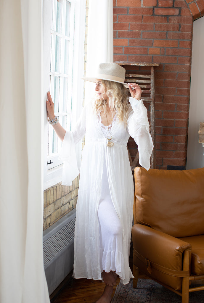 Elleflower - Santorini Gauze Duster
