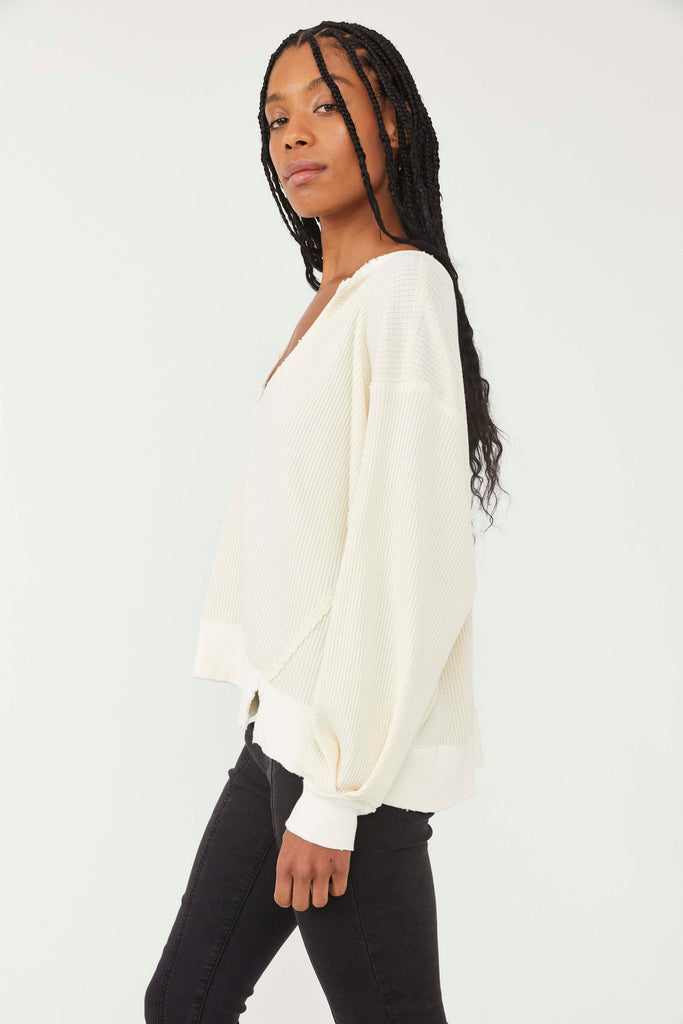 Free People- Buttercup Thermal - Butter Cream