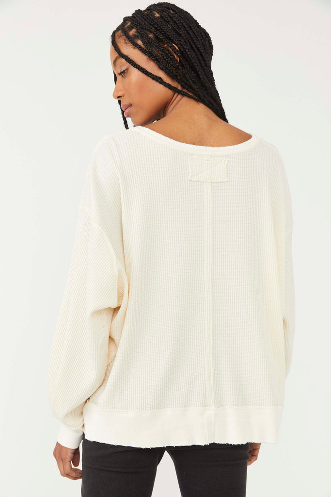 Free People- Buttercup Thermal - Butter Cream