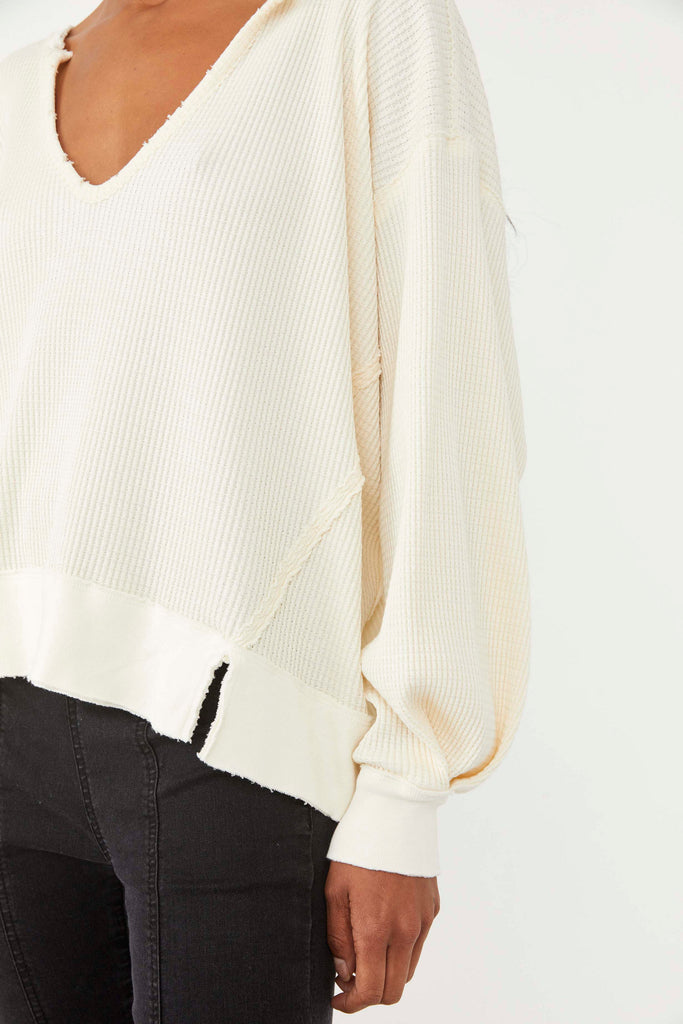 Free People- Buttercup Thermal - Butter Cream