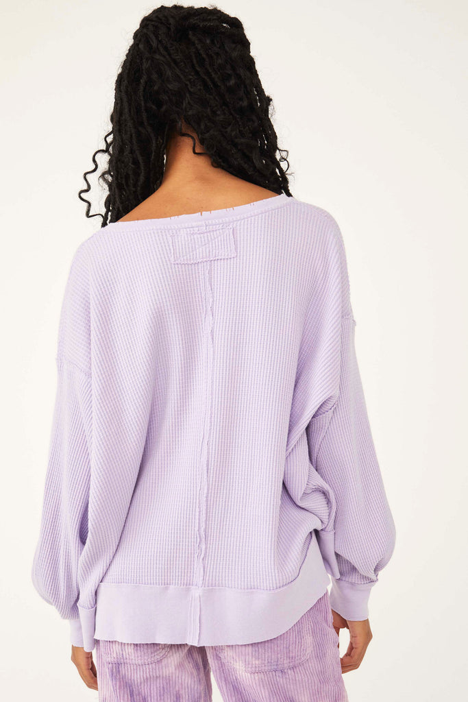 Free People- Buttercup Thermal - Luxe Lilac