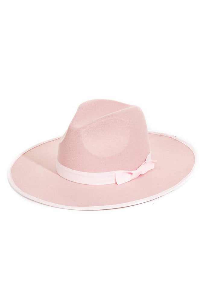 Elleflower - Ellie Rancher Hat- ROSE QUARTZ WITH PLAIN BAND