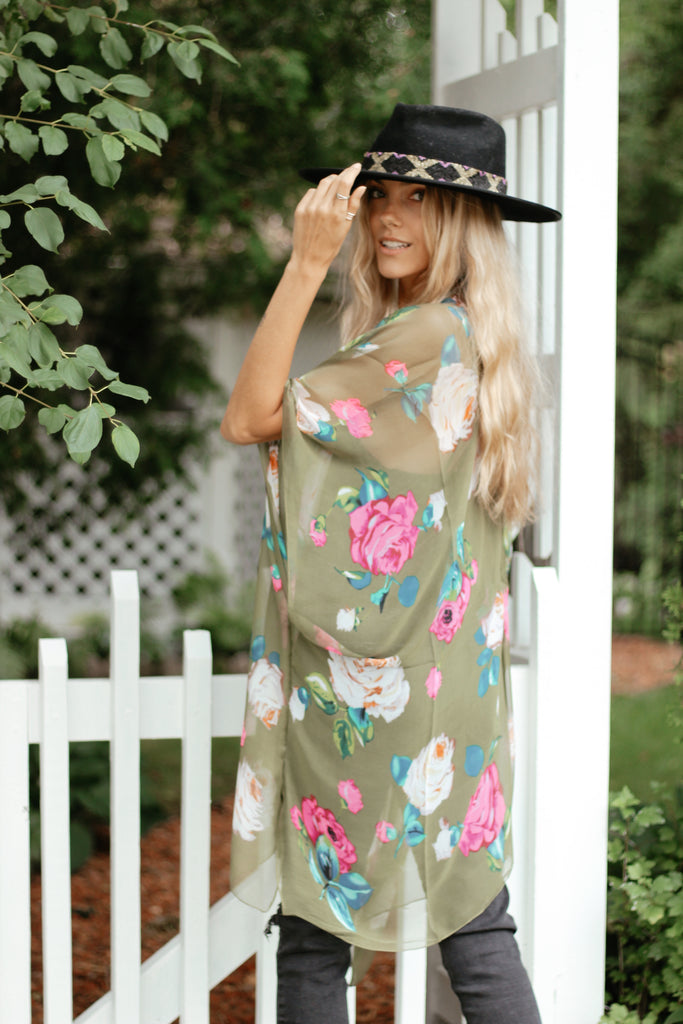 Spell Kimono - Olive
