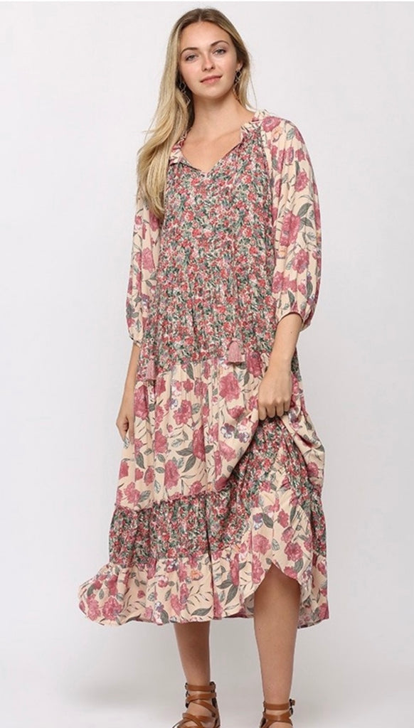 Elleflower - Love Story Dress - Pink Cream
