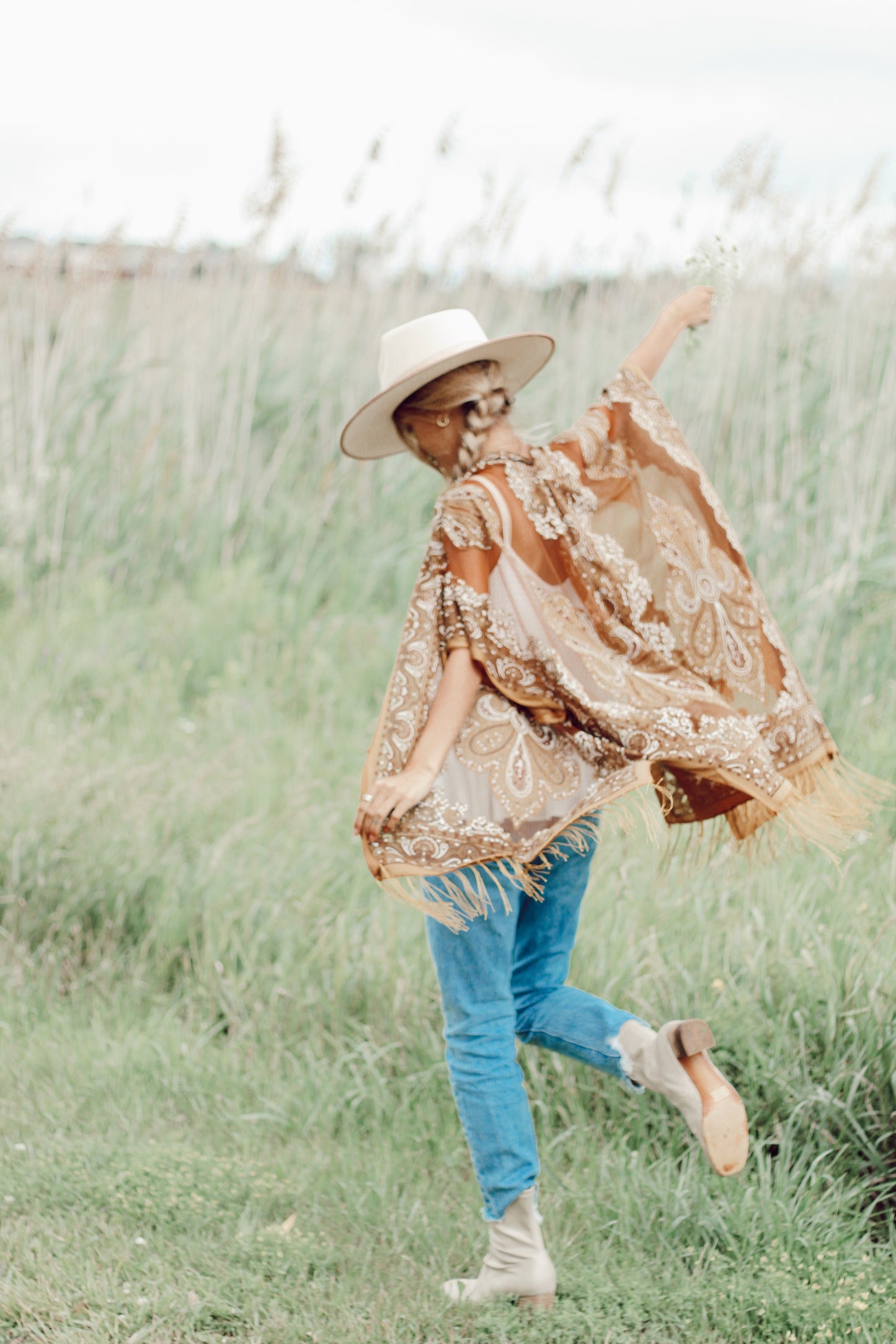 Lovers Land Burnout Lace - TOFFEE