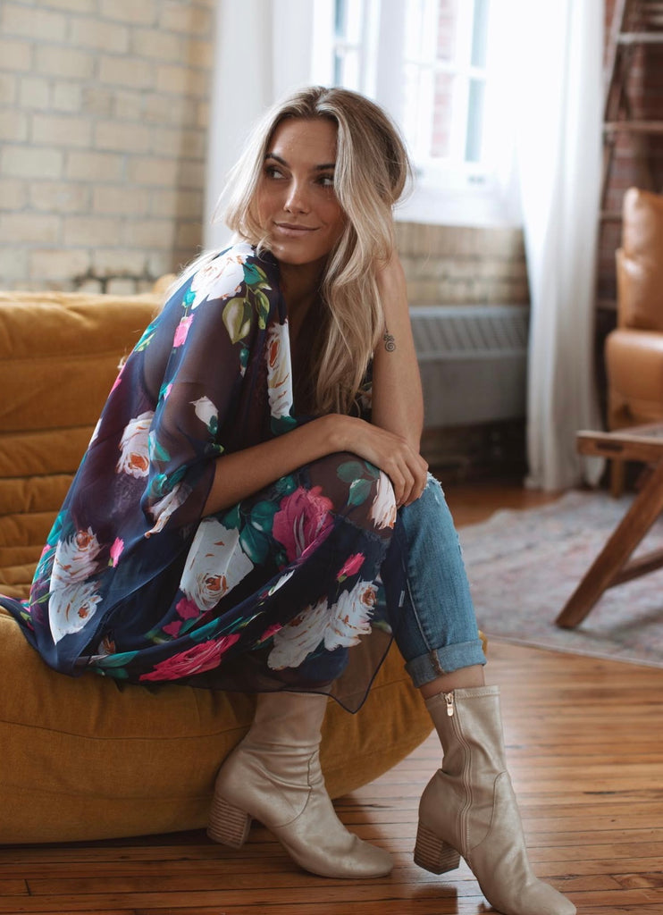 Spell Kimono - NAVY